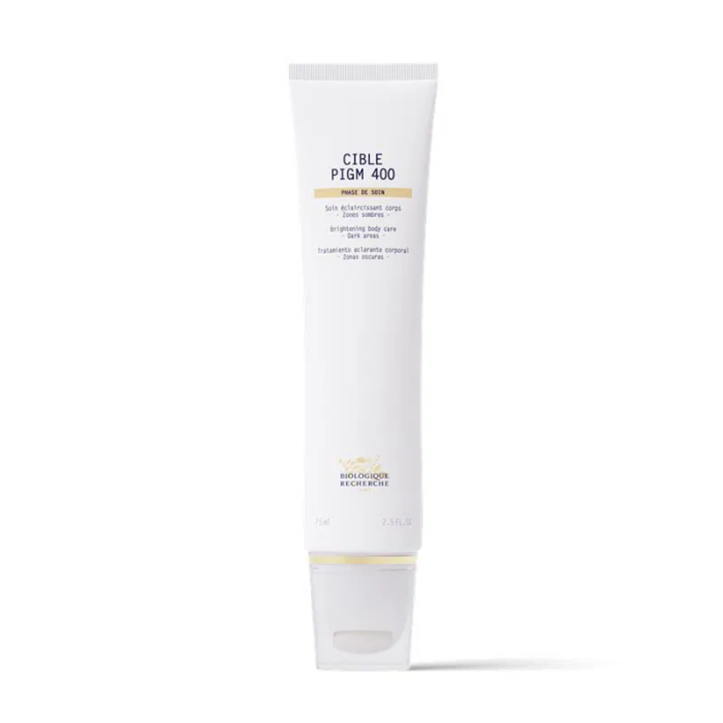 Biologique Recherche Cible PIGM 400 targeted brightening treatment for dark spots on a white background