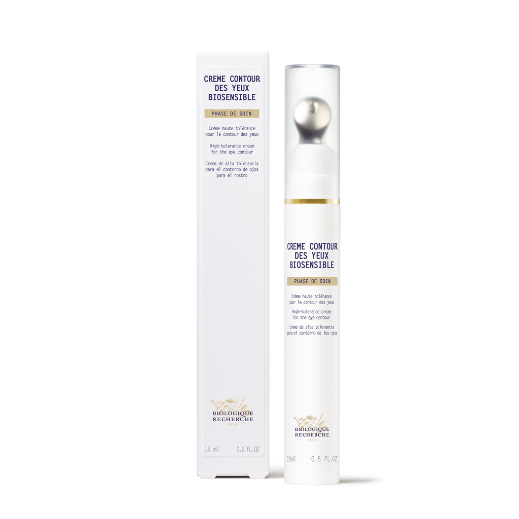 Biologique Recherche Crème Contour des Yeux Biosensible soothing eye cream on a white background