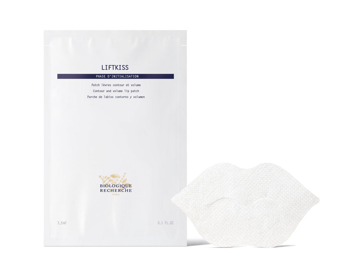 Biologique Recherche Liftkiss contour and volume lip patch on a white background