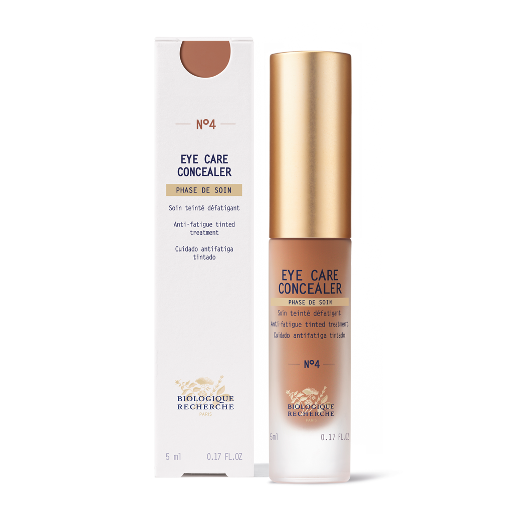 Biologique Recherche Eye Care Concealer N°4 tinted anti-fatigue eye treatment on a white background